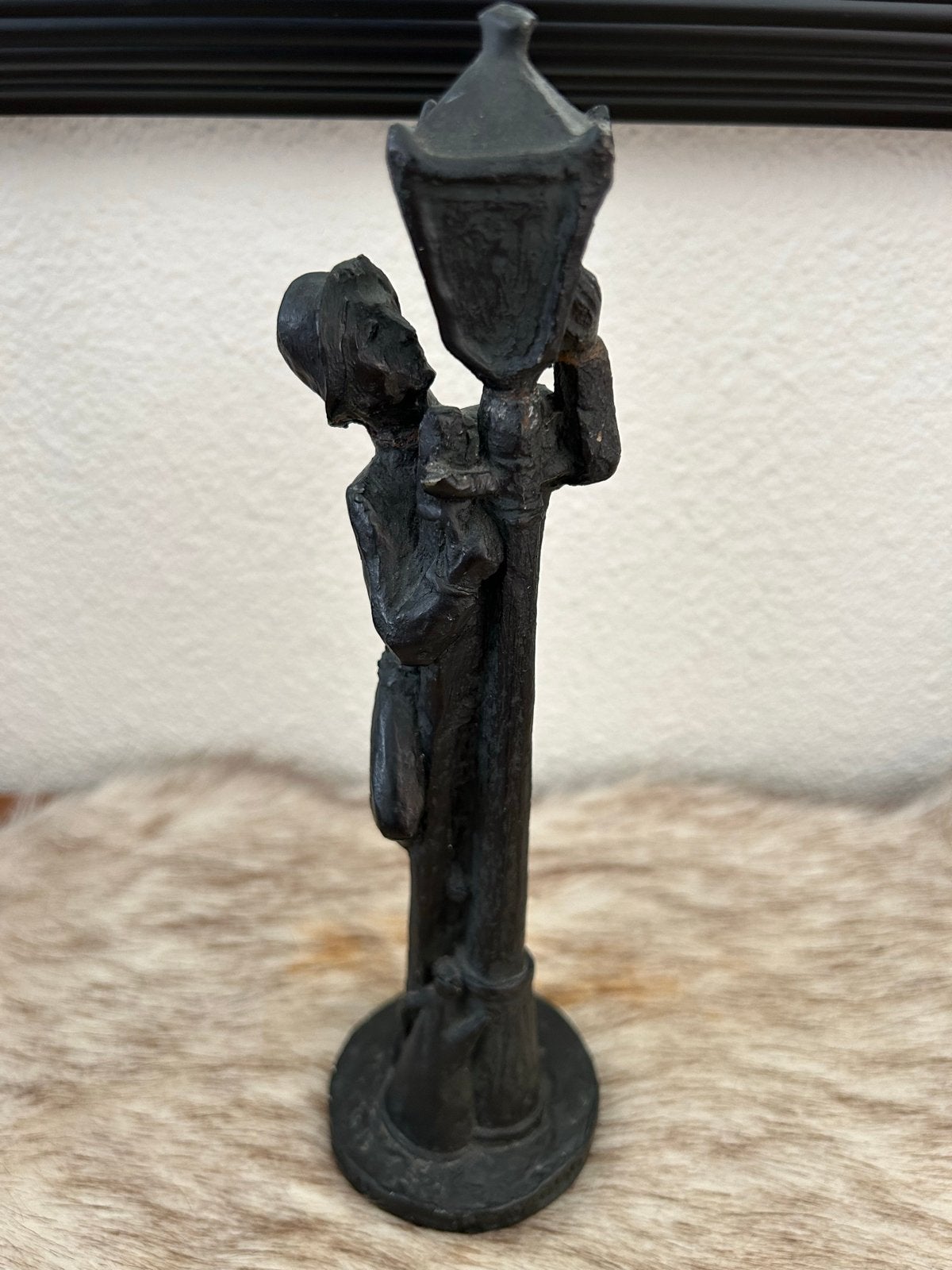 Prachtig Vintage Limagas beeldje Man met lantaarnpaal AKTIE, Ophalen of Verzenden