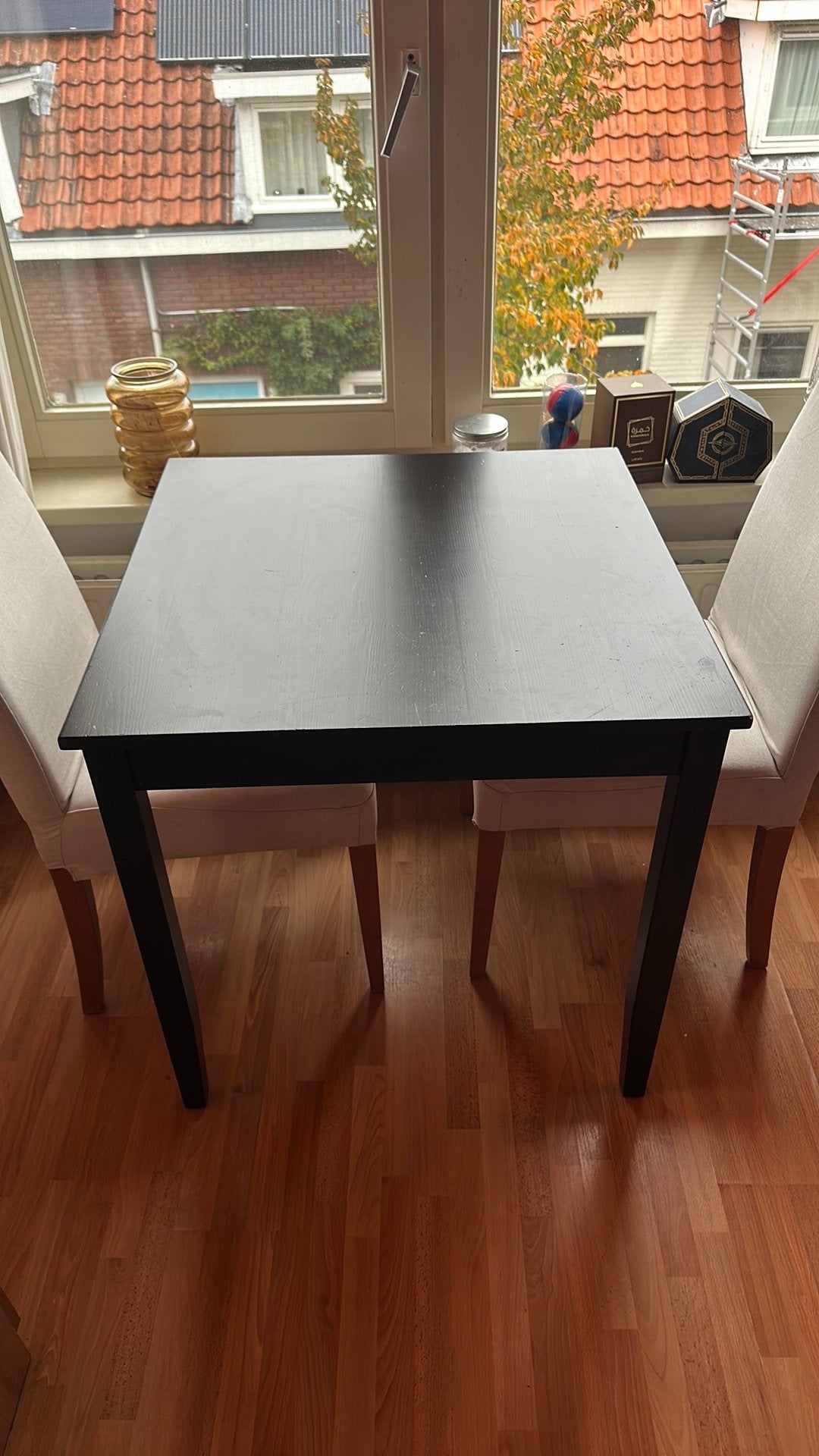 Ikea tafel 77x77, Ophalen, Gebruikt, 50 tot 100 cm, Vierkant