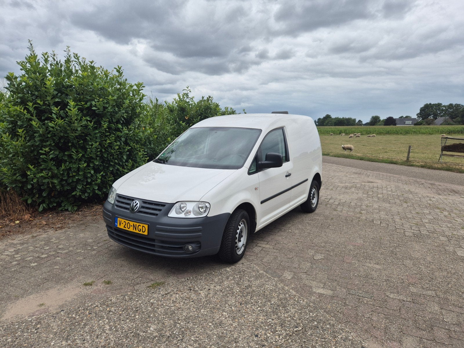 volkswagen caddy, Voorwielaandrijving, Stof, 1984 cc, Wit