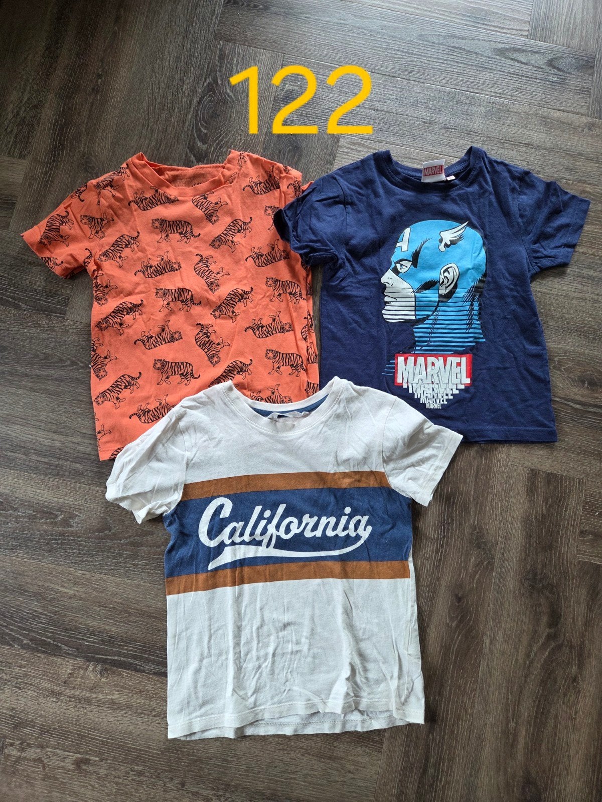 Kledingbundel maat 122: T-shirts, broeken en truien jongens, Gebruikt, Ophalen of Verzenden, Shirt of Longsleeve, Zara Boys