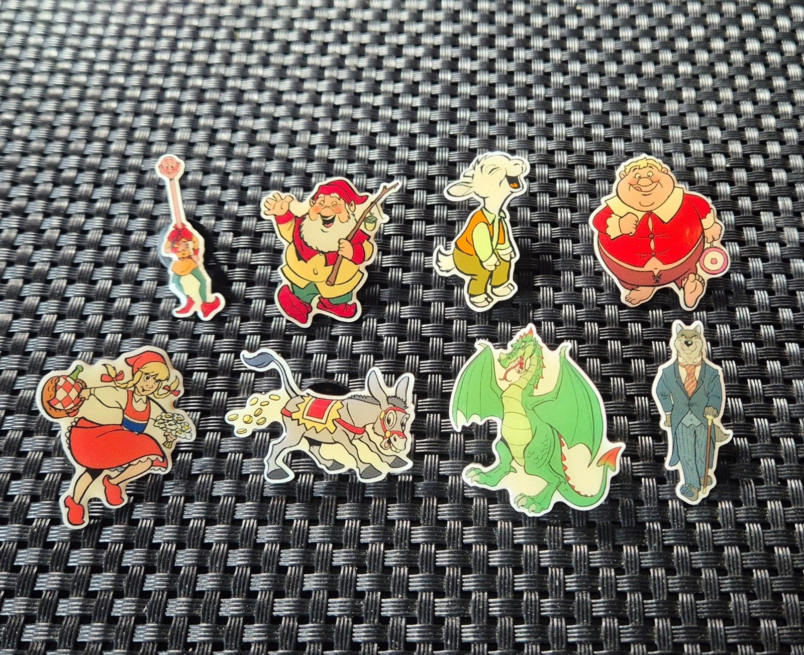 Set van 8 Efteling pins - Sprookjesbos serie 1 Compleet, Ophalen of Verzenden, Button of Speldje