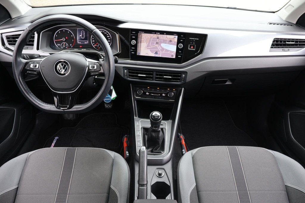 Volkswagen Polo 1.0 TSI Highline Business R 1e Eigenaar | Vo, Auto's, Voorwielaandrijving, Gebruikt, Zwart, Origineel Nederlands