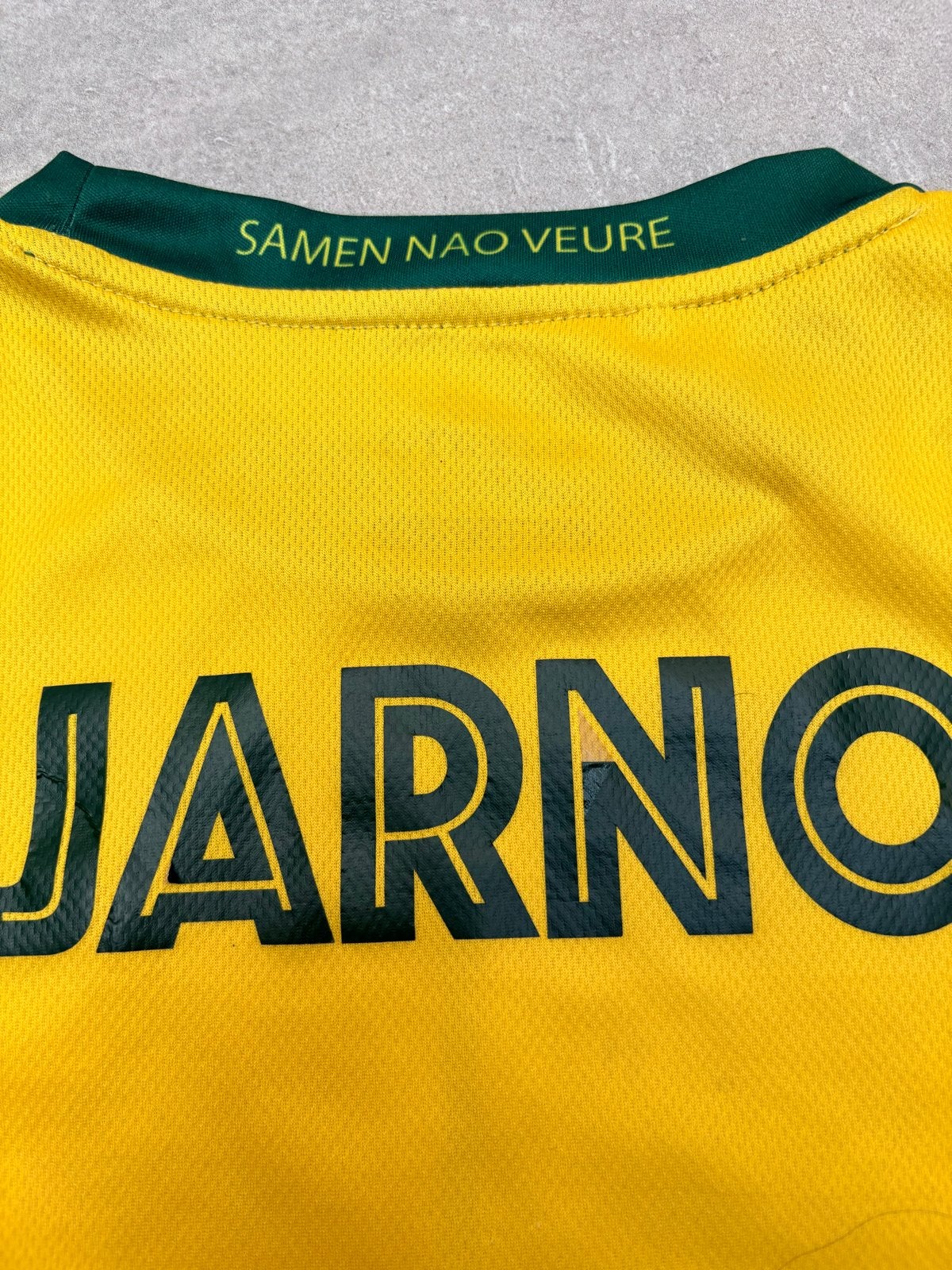 Fortuna Sittard mt 128, shirt met naam Jarno (# 20), Maat XS of kleiner, Ophalen of Verzenden, Gebruikt, Shirt