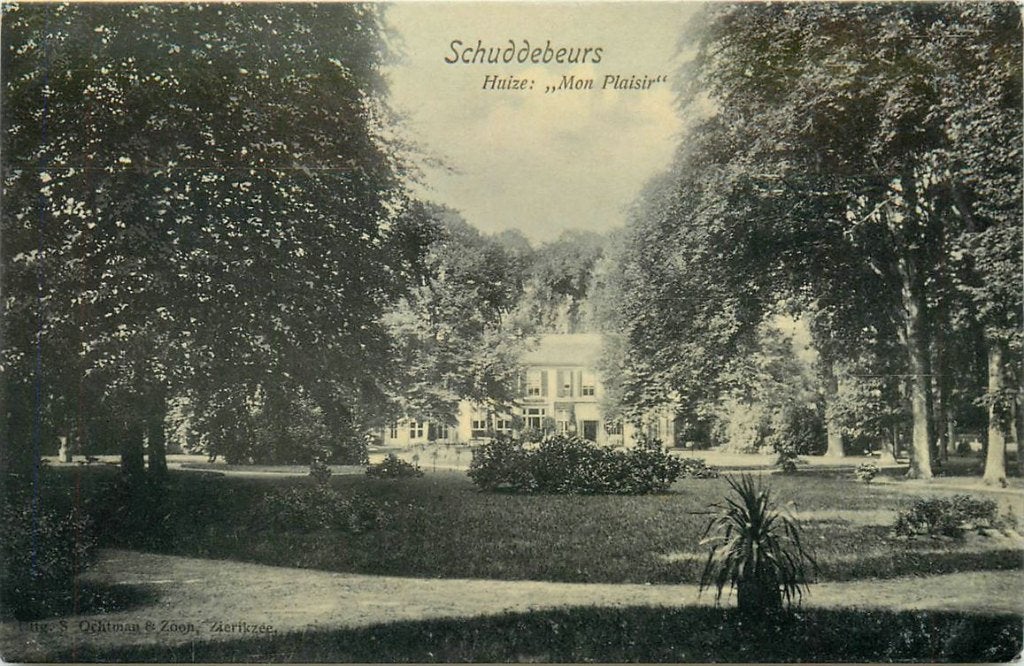 701-037-023 Schuddebeurs Huize Mon Plaisier, Verzenden, Voor 1920, Zeeland