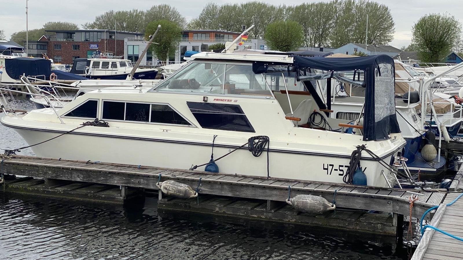 Princess 25 kajuitboot met diverse upgrades, Gebruikt, Boegschroef, 2 m, Princess
