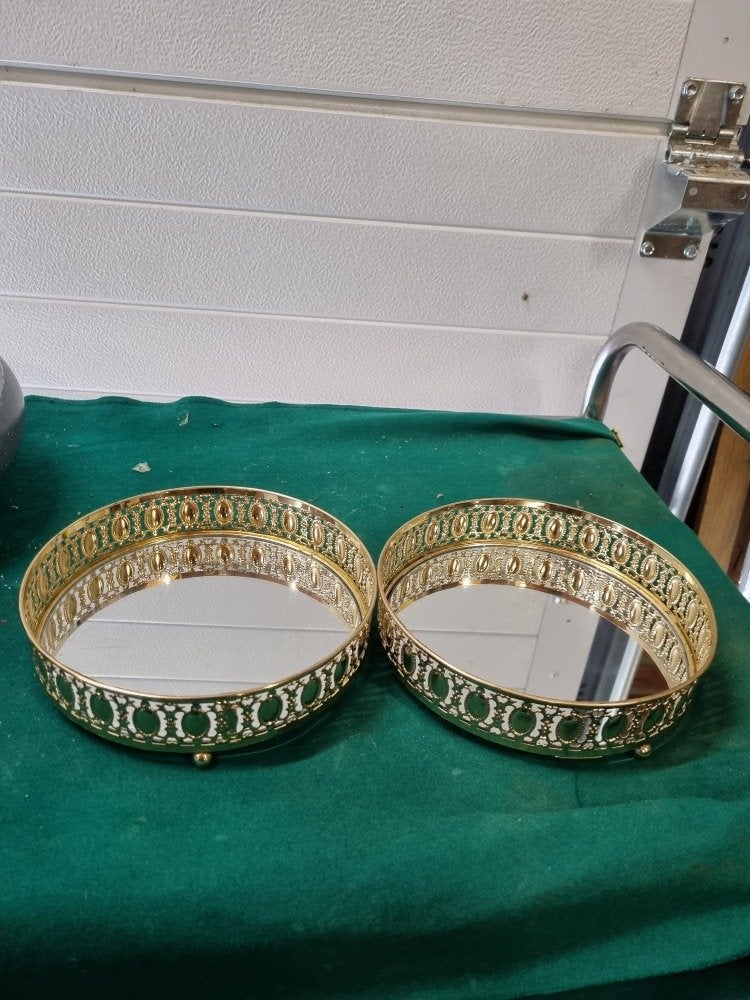decoratie spiegel dienbladen goud kleurig, Ophalen of Verzenden, 'T Olde Gre-j, Info@toldegrej.nl, Endepoelstraat 20f Didam