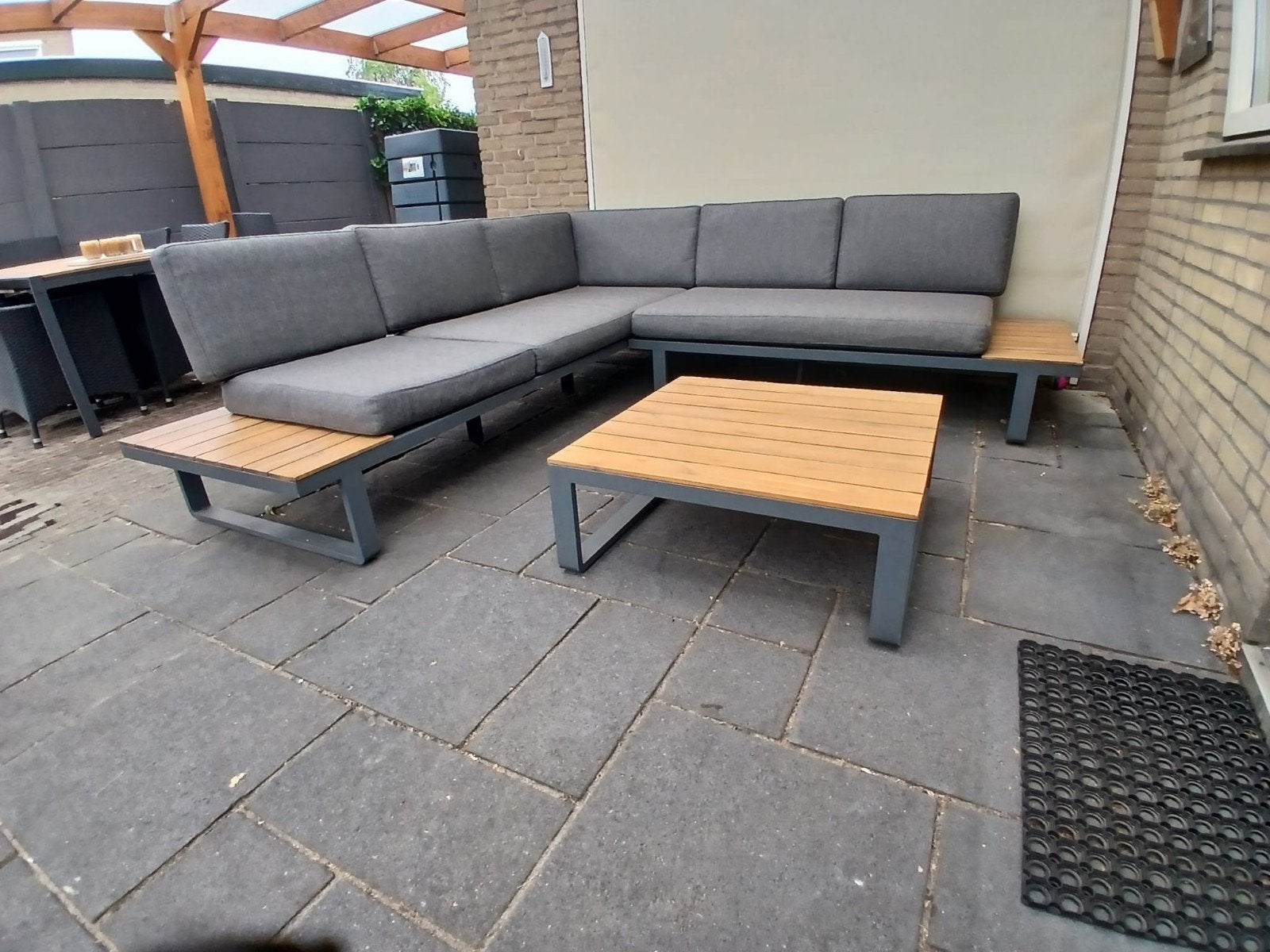 Nette loungeset, Tuin en Terras, Tuinsets en Loungesets, Ophalen