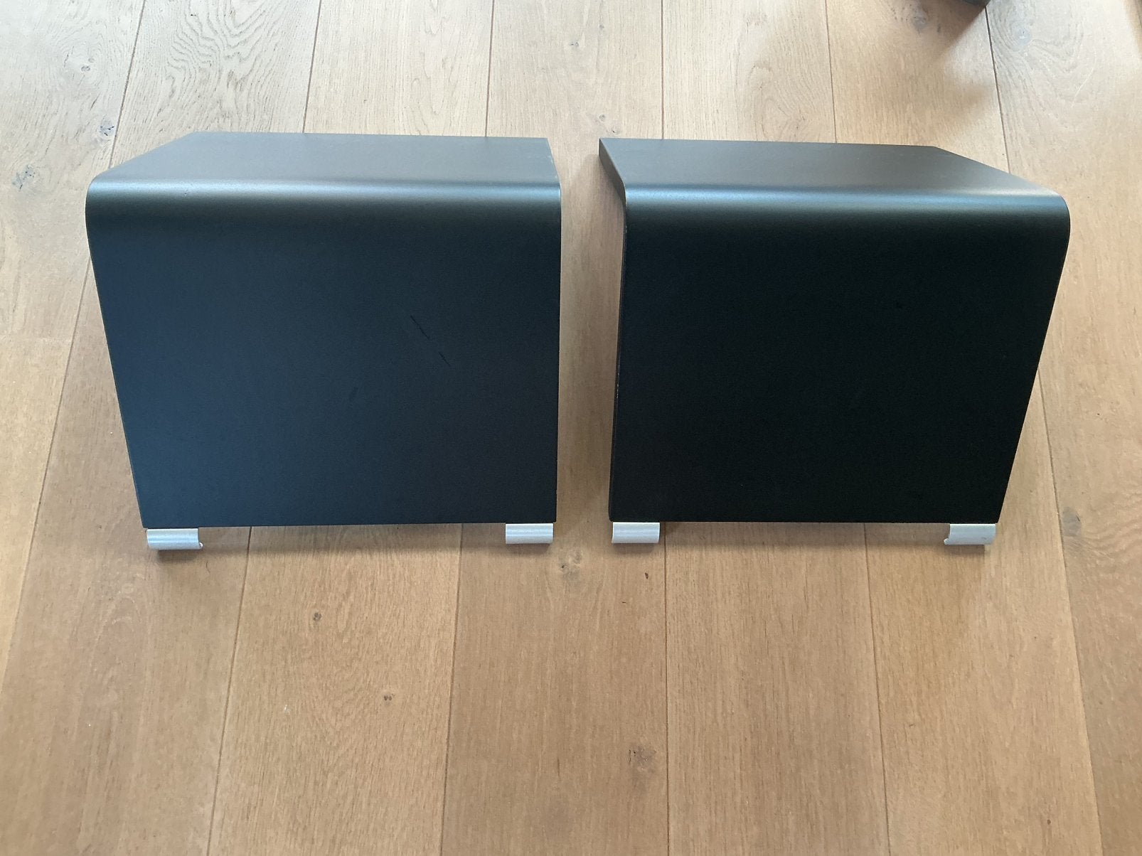 Auping aanhaaktafeltjes 34cm hoog, Eenpersoons, Zwart, Auronde, Overige maten