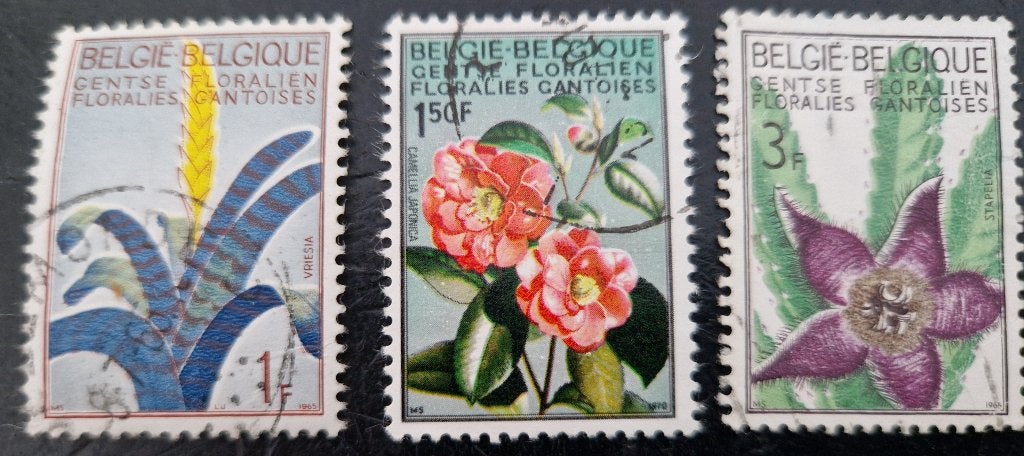 België 1965- OBP 315-317 - Gentse floraliën  BGK, Frankeerzegel, Ophalen of Verzenden, Gestempeld, Gestempeld