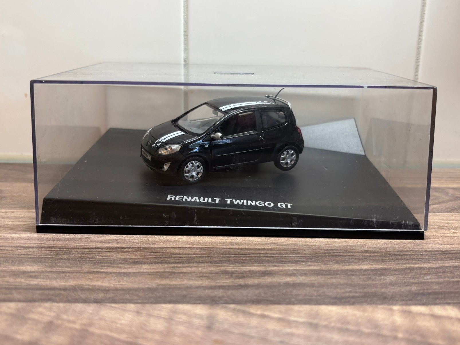 Renault Twingo GT 2008 Zwart Norev 1:43, Ophalen of Verzenden, Zo goed als nieuw, Auto, Norev