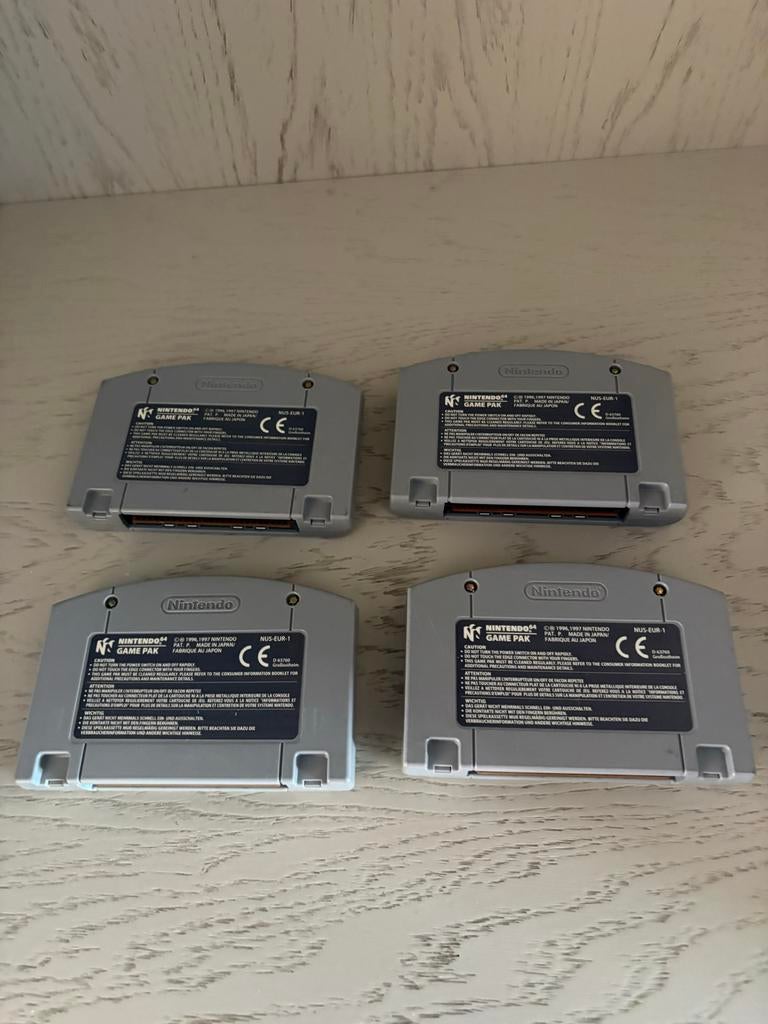 Nintendo 64 Spellen: Super Mario 64, Yoshi's Story, Glover,, Gebruikt, Verzenden, 1 speler, Vanaf 3 jaar