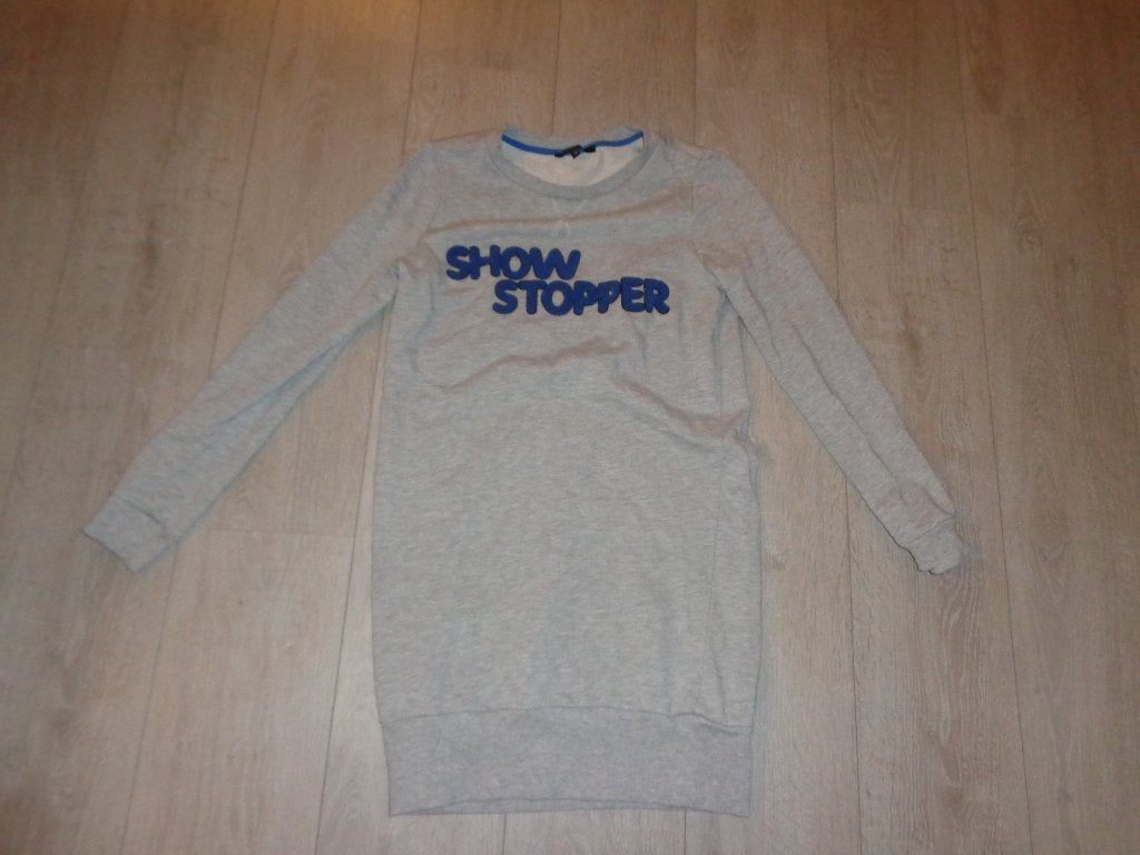 grijze sweatdress van NIKKIE, maat 34, Ophalen of Verzenden, Maat 34 (XS) of kleiner, Grijs, Gedragen