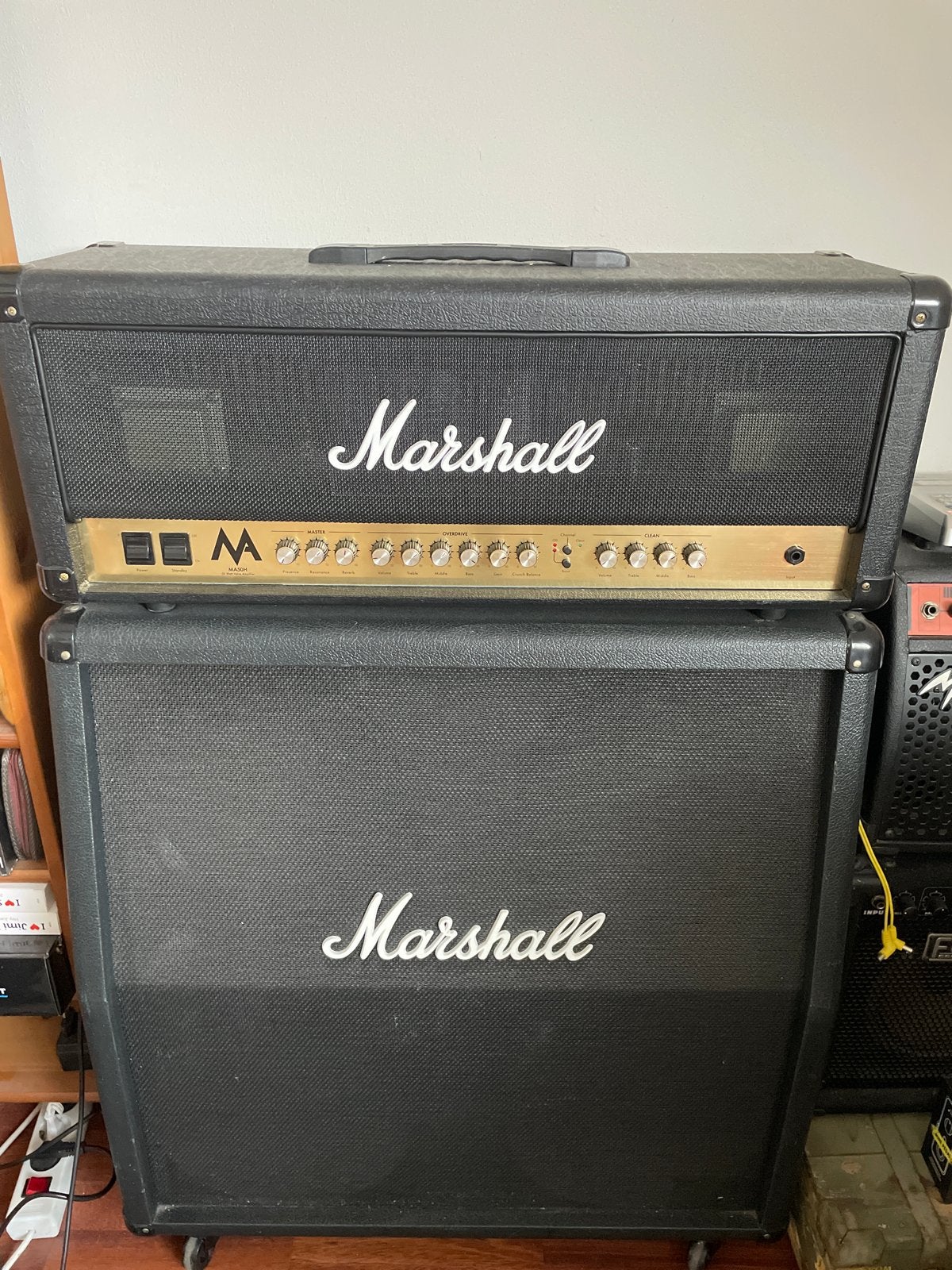 Marshall MA50H gitaarversterker met cabinet, Ophalen, Gebruikt, Gitaar, 50 tot 100 watt