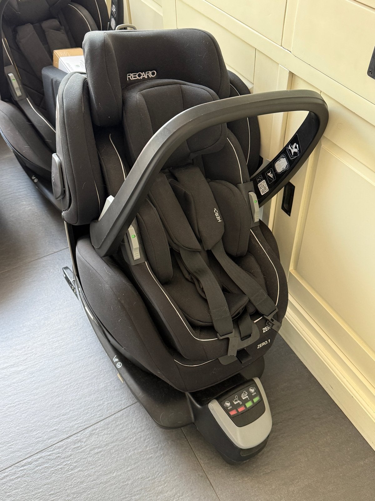 Recaro Zero.1 i-Size autostoel - Draaibaar en Isofix, 0 t/m 18 kg, Verstelbare rugleuning, Zo goed als nieuw, Isofix