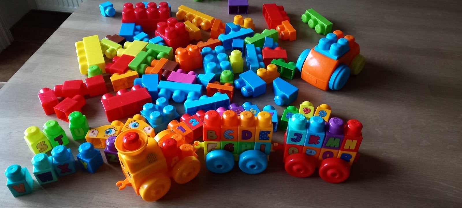 Treintje en Giraffe 'MegaBloks', Ophalen of Verzenden, Gebruikt, Megabloks