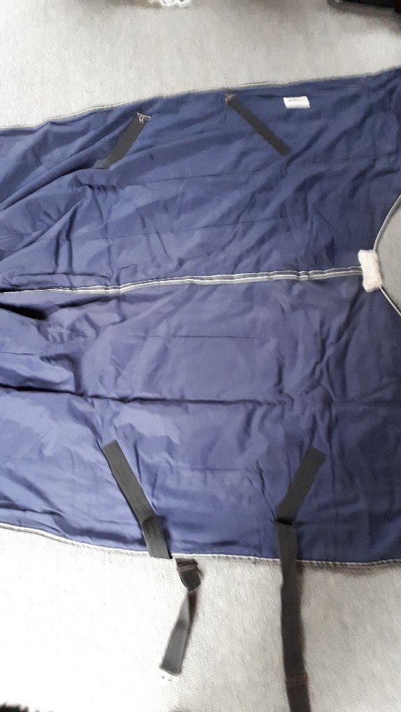 blauw regendeken, Horseware, Gebruikt, Verzenden, Horseware, Blauw