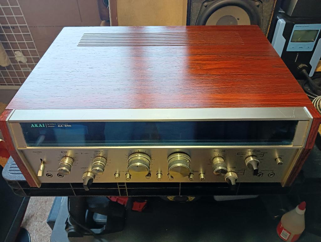 Akai AA-940    vintage receiver, Gebruikt, 60 tot 120 watt, Stereo, Ophalen