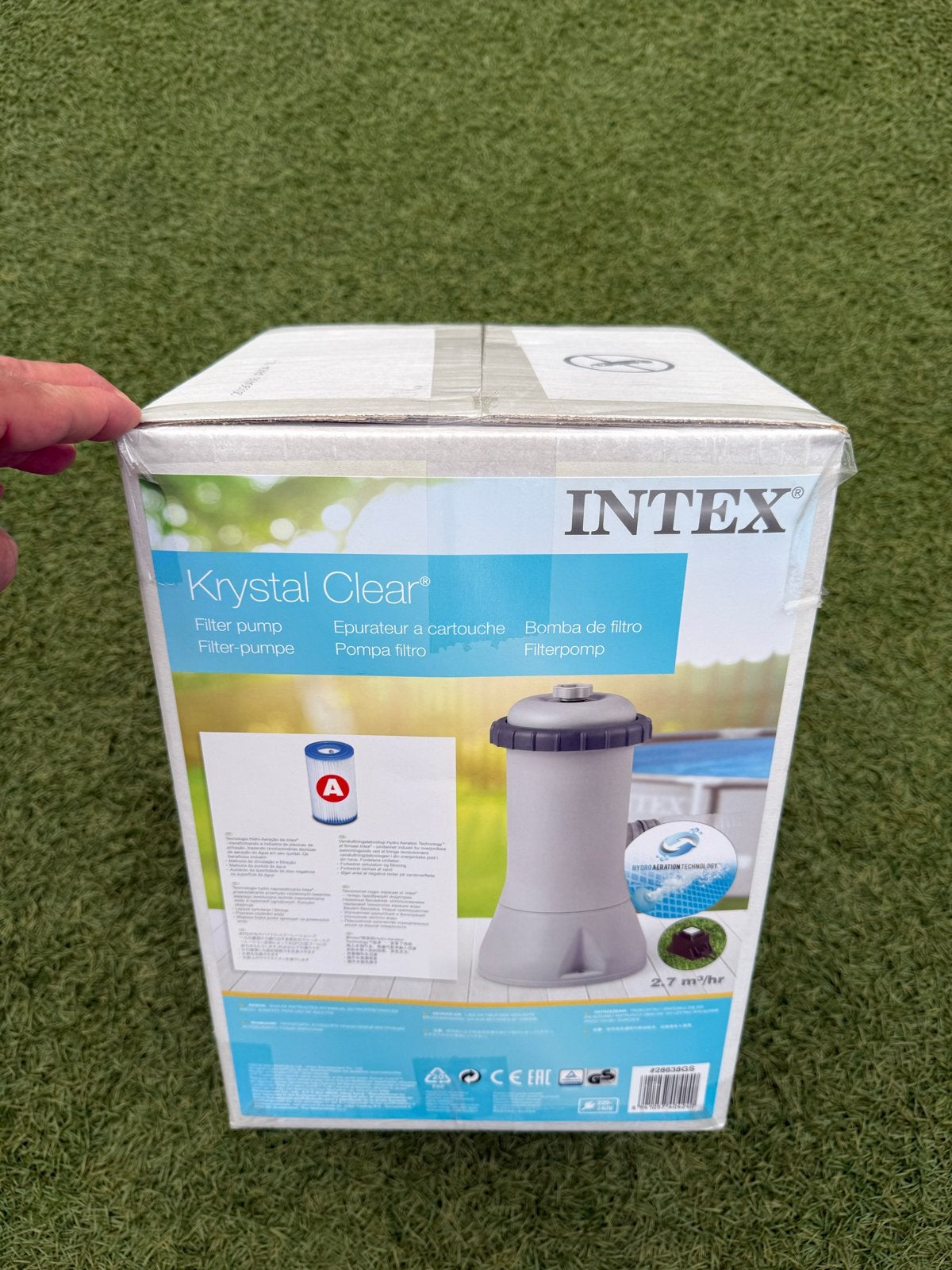 Intex Krystal Clear Filterpomp 638G (28638GS) – Nieuw, Ophalen of Verzenden, Nieuw, Zwembadpomp