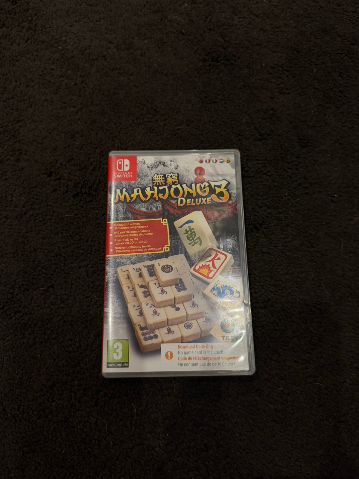 Mahjong 3 Deluxe Nintendo Switch code only, Puzzel en Educatief, 1 speler, Ophalen of Verzenden, Zo goed als nieuw