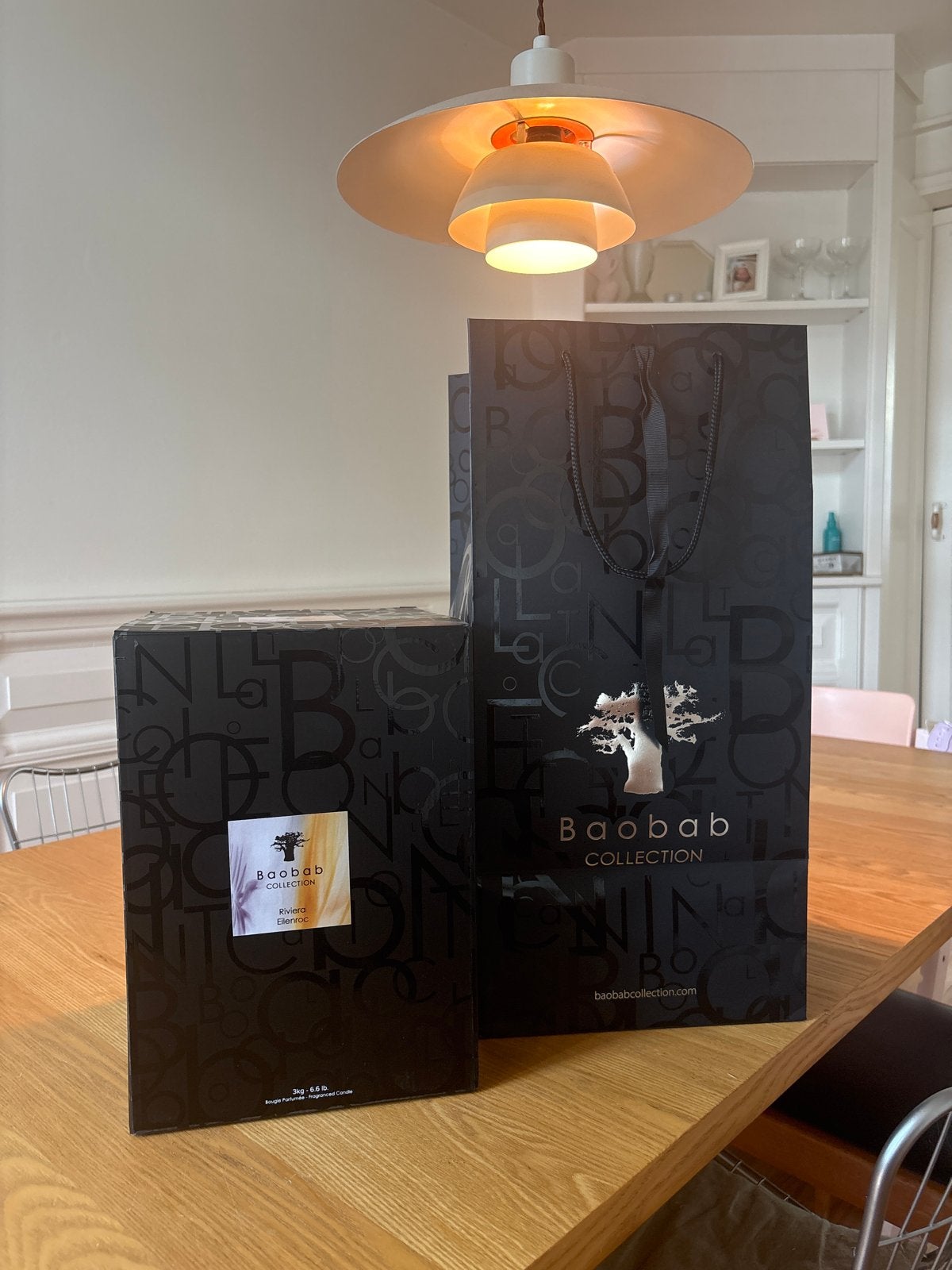 Baobab Riviera Eilenroc Kaars 3kg - Nieuw in verpakking, Huis en Inrichting, Woonaccessoires | Kandelaars en Kaarsen, Ophalen