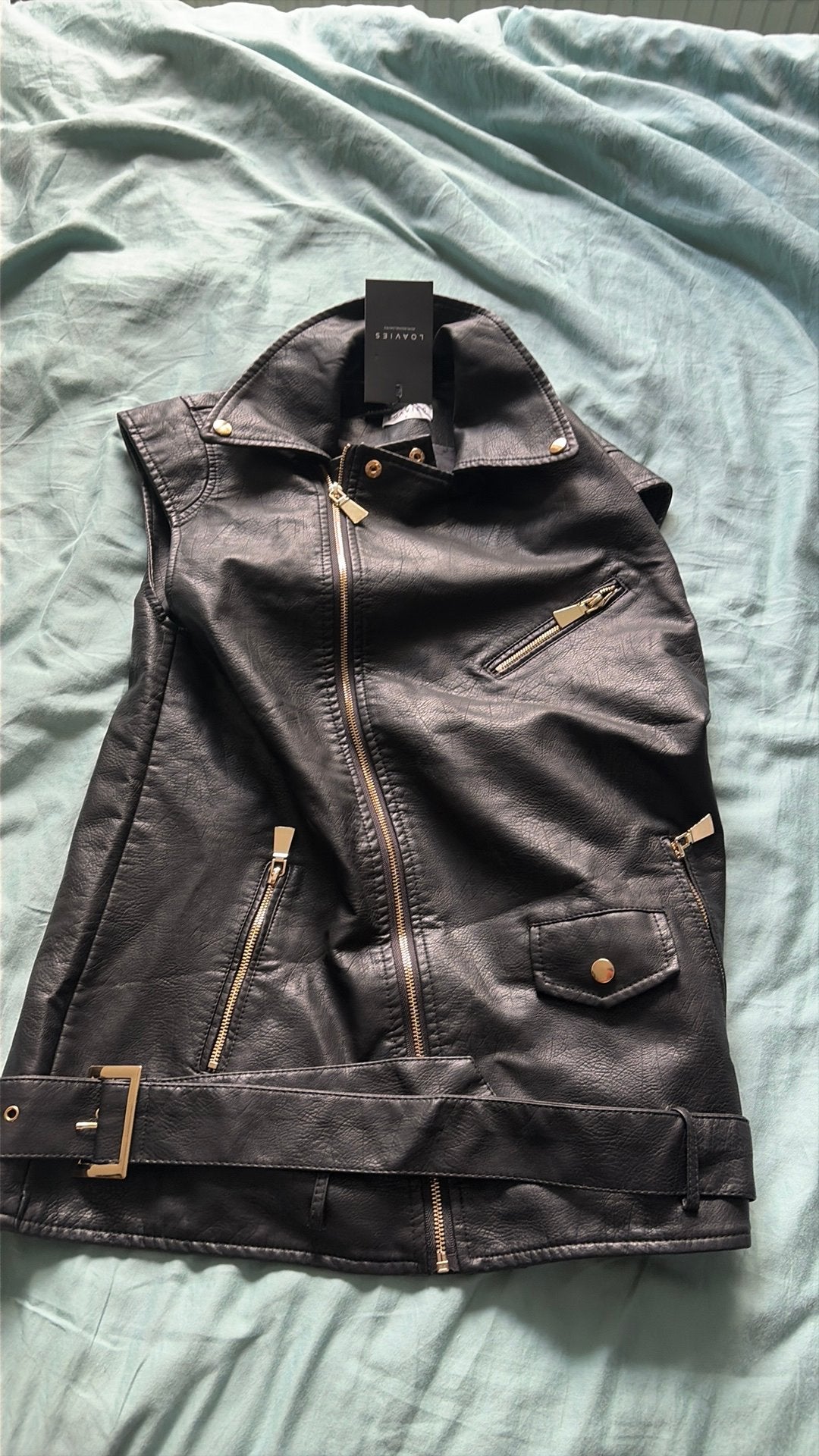 Loavies zwarte jas maat M, Ophalen, Nieuw, Maat 38/40 (M), Zwart