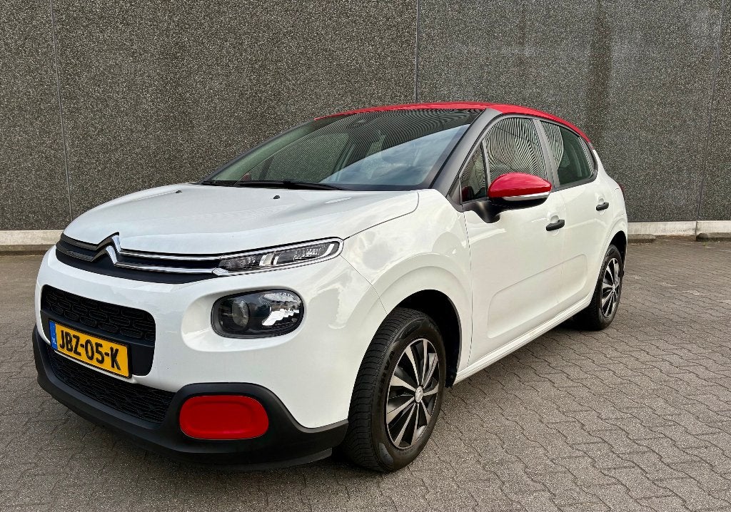 Citroën C3 1.2 Puretech 68pk 2019 Wit, Voorwielaandrijving, Zwart, 1199 cc, 450 kg