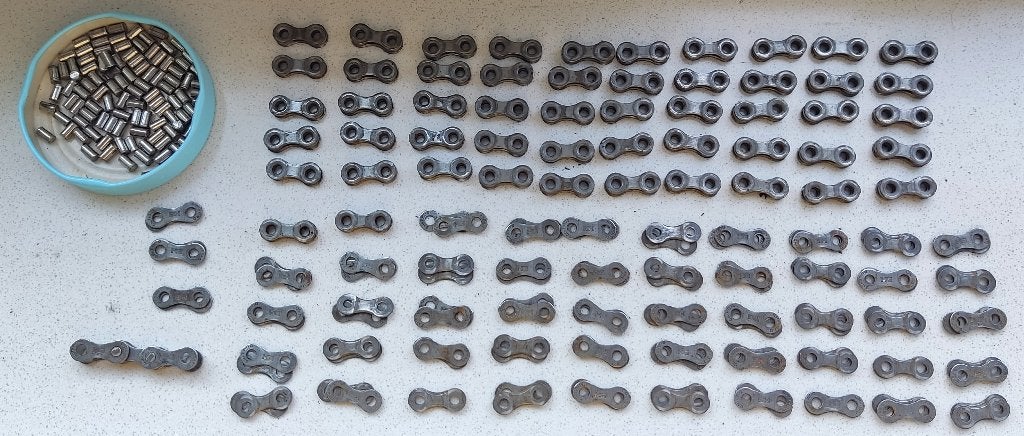 Shimano Ketting Fietsketting Kettingpens Kettingschakel, Ophalen, Gebruikt, Staal, Derailleur of Ketting