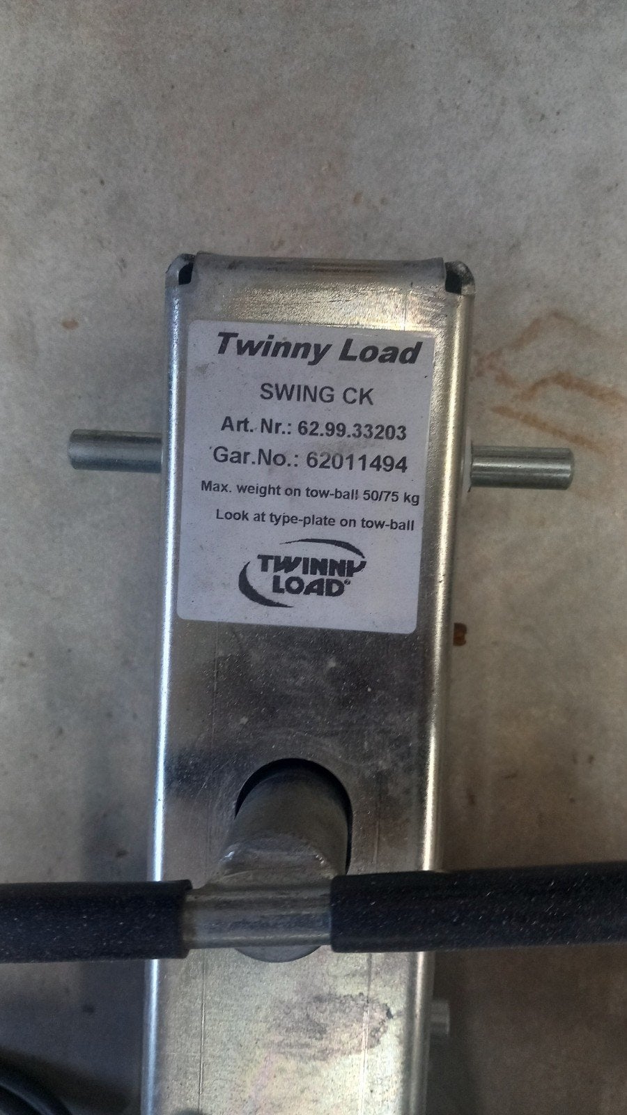 Twinny Load SWING CK Fietsendrager voor Trekhaak, Auto diversen, Ophalen, 2 fietsen, Gebruikt, Trekhaakdrager