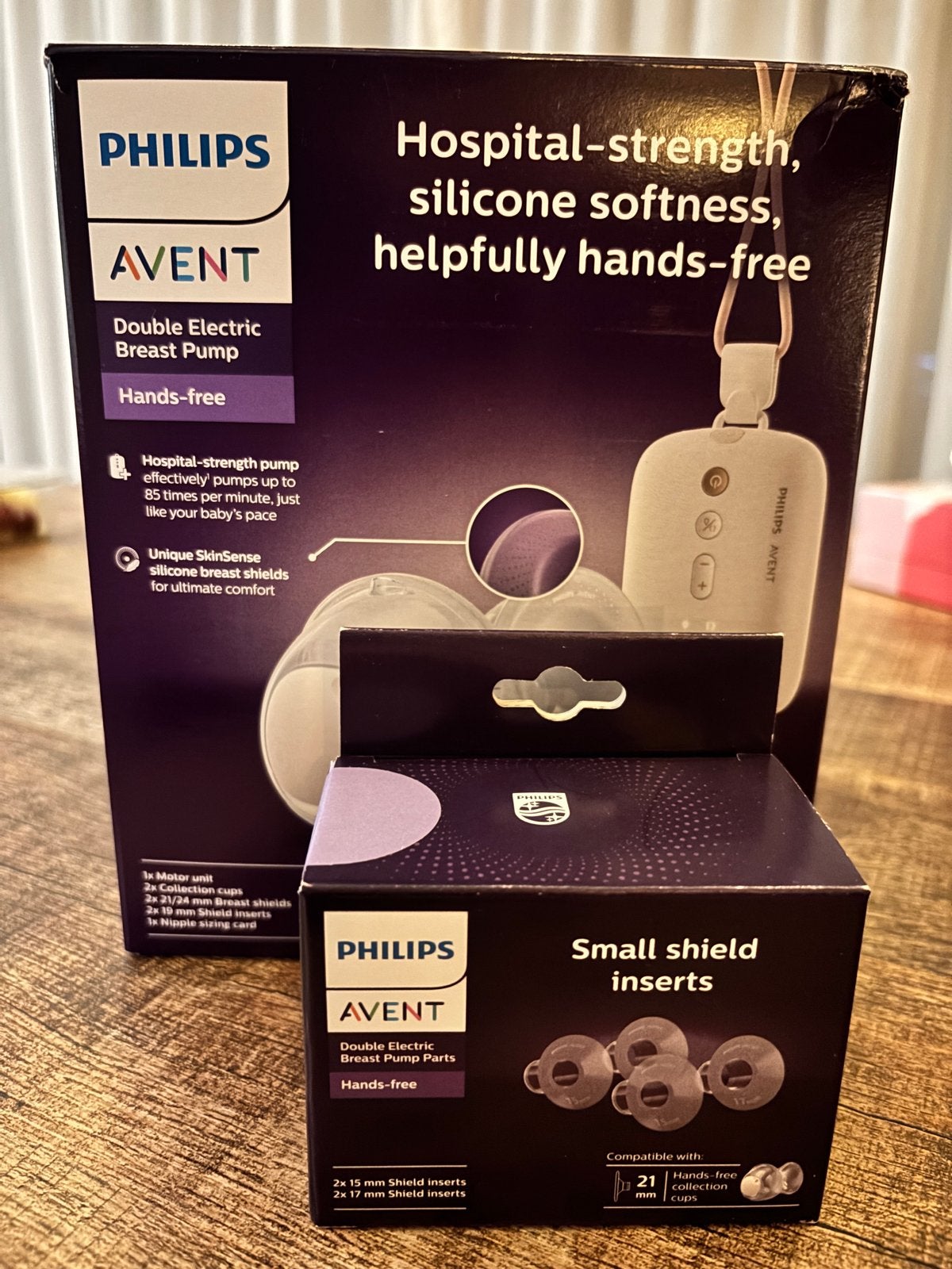 Philips Avent Dubbele Elektrische Borstkolf (Handsfree), Ophalen of Verzenden, Zo goed als nieuw, Borstkolf