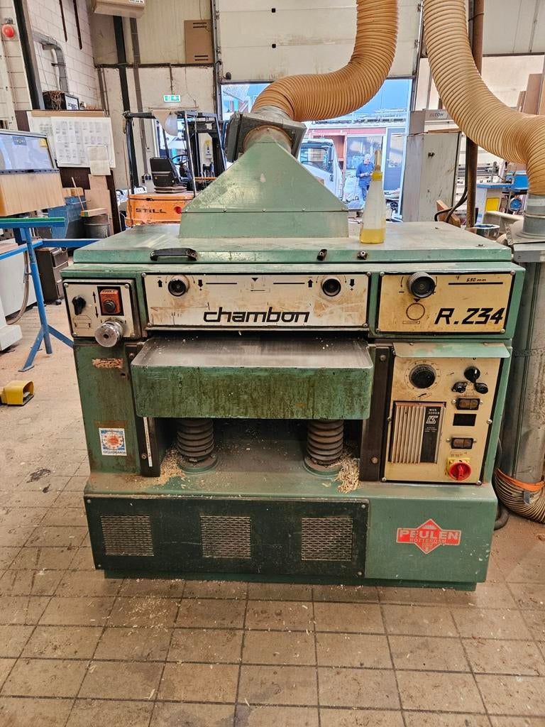 Vandiktebank 600mm met uitvoertafel, Doe-het-zelf en Verbouw, Ophalen, Gebruikt, Elektrisch