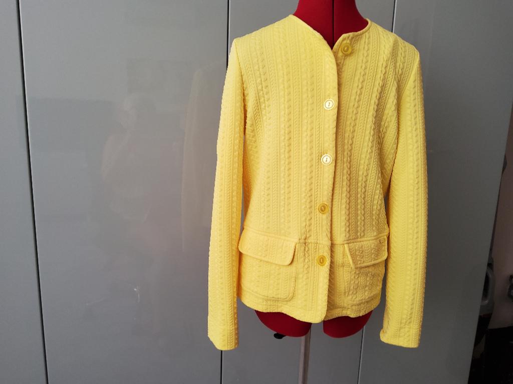 Roberto Sarto Vest/jasje geel, mt 40, Kleding | Dames, Truien en Vesten, Maat 38/40 (M), Geel, Ophalen of Verzenden, Zo goed als nieuw