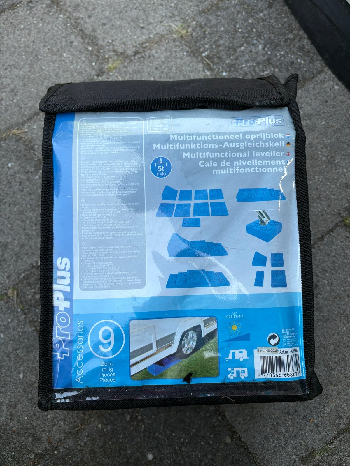 ProPlus multifunctionele oprijblokken voor caravan/camper, Caravans en Kamperen, Caravan accessoires, Ophalen, Zo goed als nieuw
