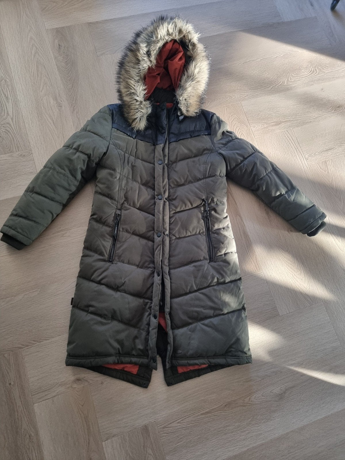 Khujo winterjas half lang mt xl donkergroen, Kleding | Dames, Maat 46/48 (XL) of groter, Khujo, Nieuw, Ophalen of Verzenden