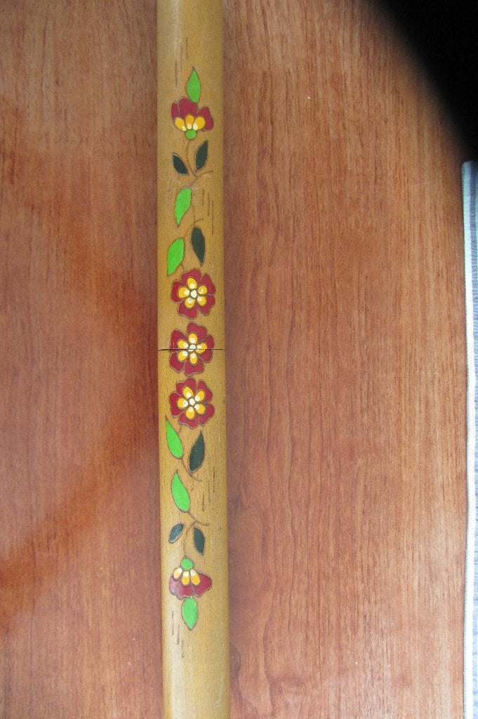 houten breinaalden koker, Ophalen of Verzenden, Gebruikt, Breien, Overige typen