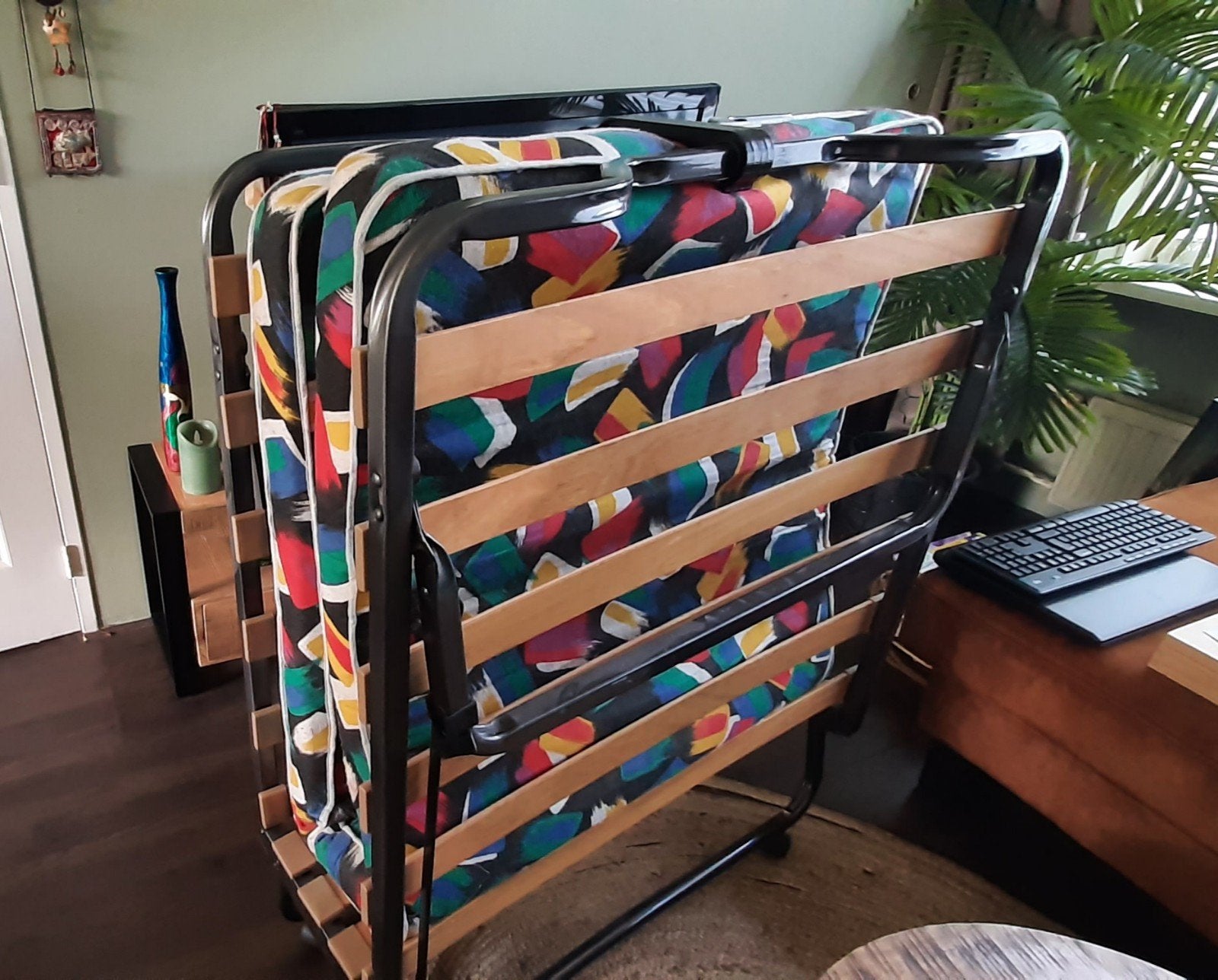Opklapbed met matras, Huis en Inrichting, Slaapkamer | Bedden, Ophalen, Eenpersoons, 190 cm of minder, 80 cm