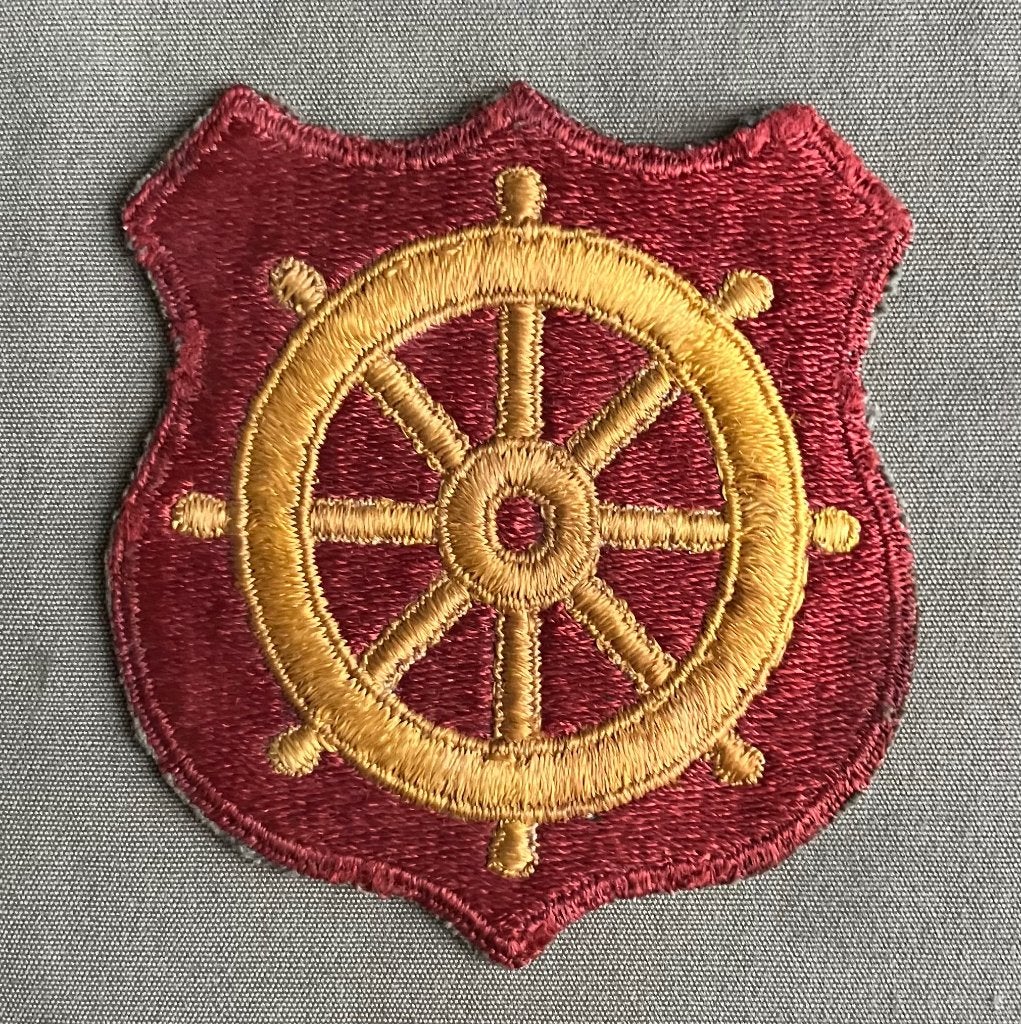 US WW2 Shoulder Patch - Port of Embarkation, Ophalen of Verzenden, Landmacht, Amerika, Embleem of Badge