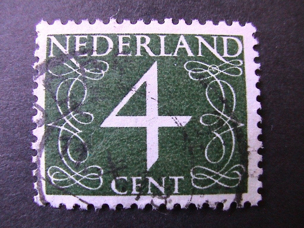 plaatfout 464 , gestempeld., Ophalen of Verzenden, Na 1940, Gestempeld