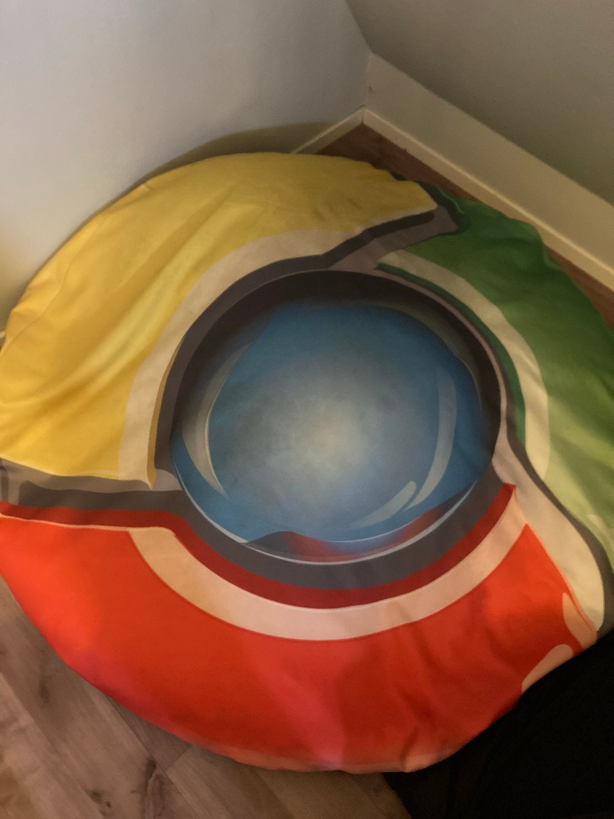 Google Chrome Zitzak - Uniek en Comfortabel, Ophalen, Gebruikt, Meerkleurig, Zitzak