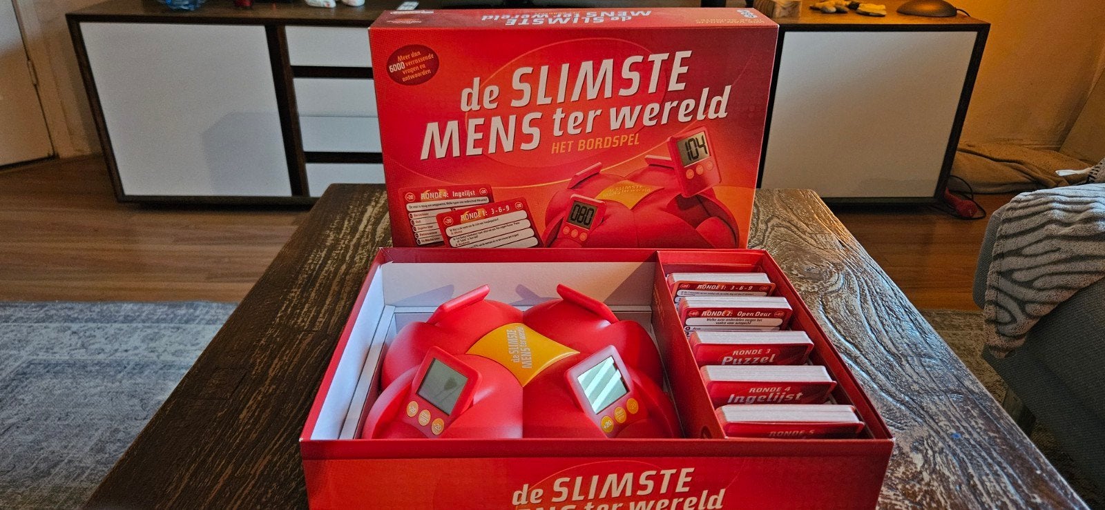 De Slimste Mens ter Wereld - Het Bordspel, Drie of vier spelers, Ophalen, Zo goed als nieuw, Jumbo