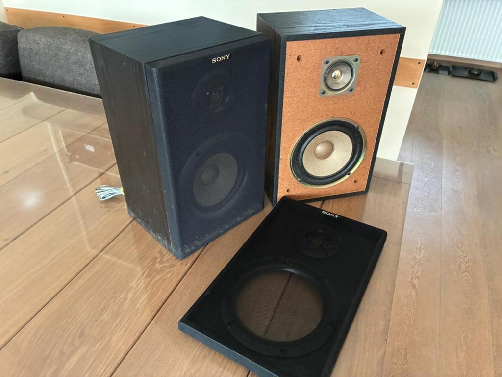 Sony SS-A101 Speaker Systeem - Vintage Speakers 60W, Gebruikt, Ophalen of Verzenden, Sony, Minder dan 60 watt