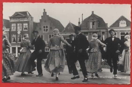 Schagen (N.H.) - Folklore-Klederdracht - Dansgroep - 1960, Verzenden, 1960 tot 1980, Gelopen, Noord-Holland