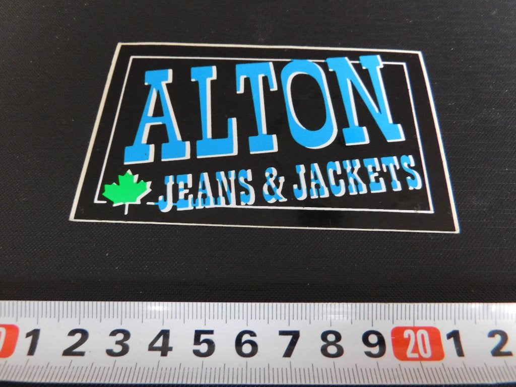 sticker 748 logo ALTON jeans & jackets *, Ophalen, Zo goed als nieuw