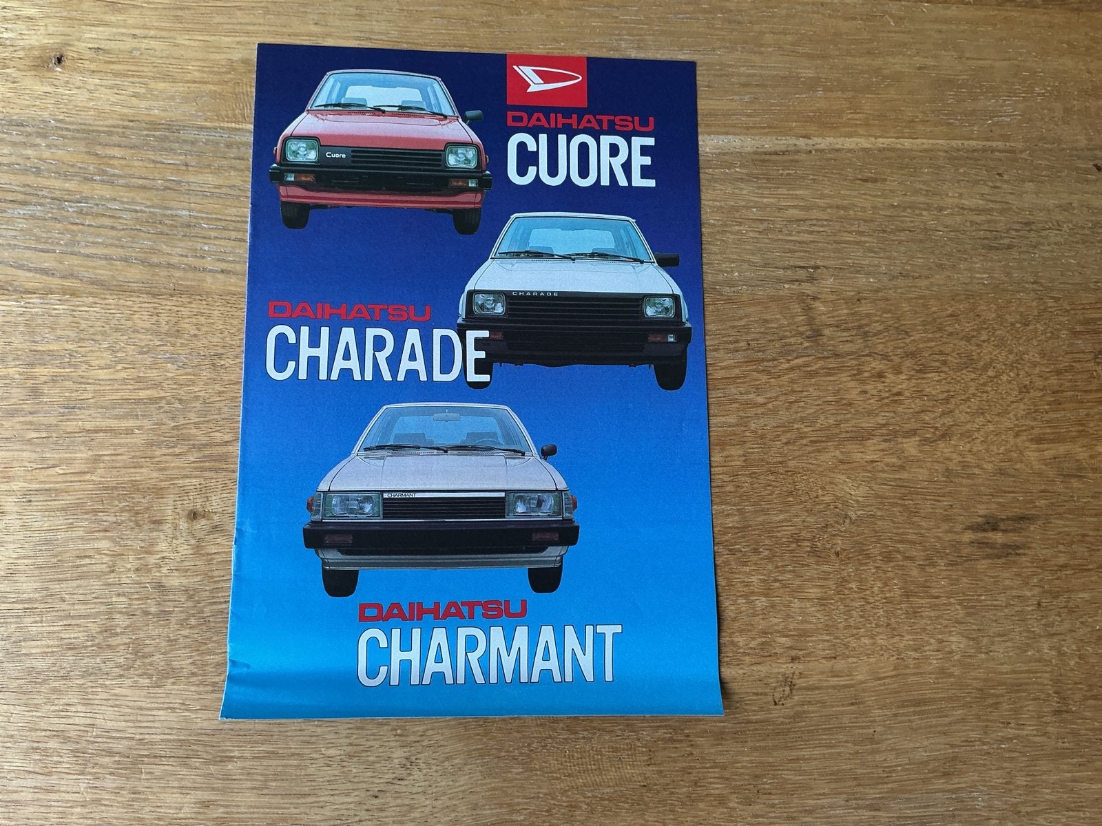 Daihatsu Cuore Charade Charmant Folder (1982) Duits, Ophalen of Verzenden, Zo goed als nieuw