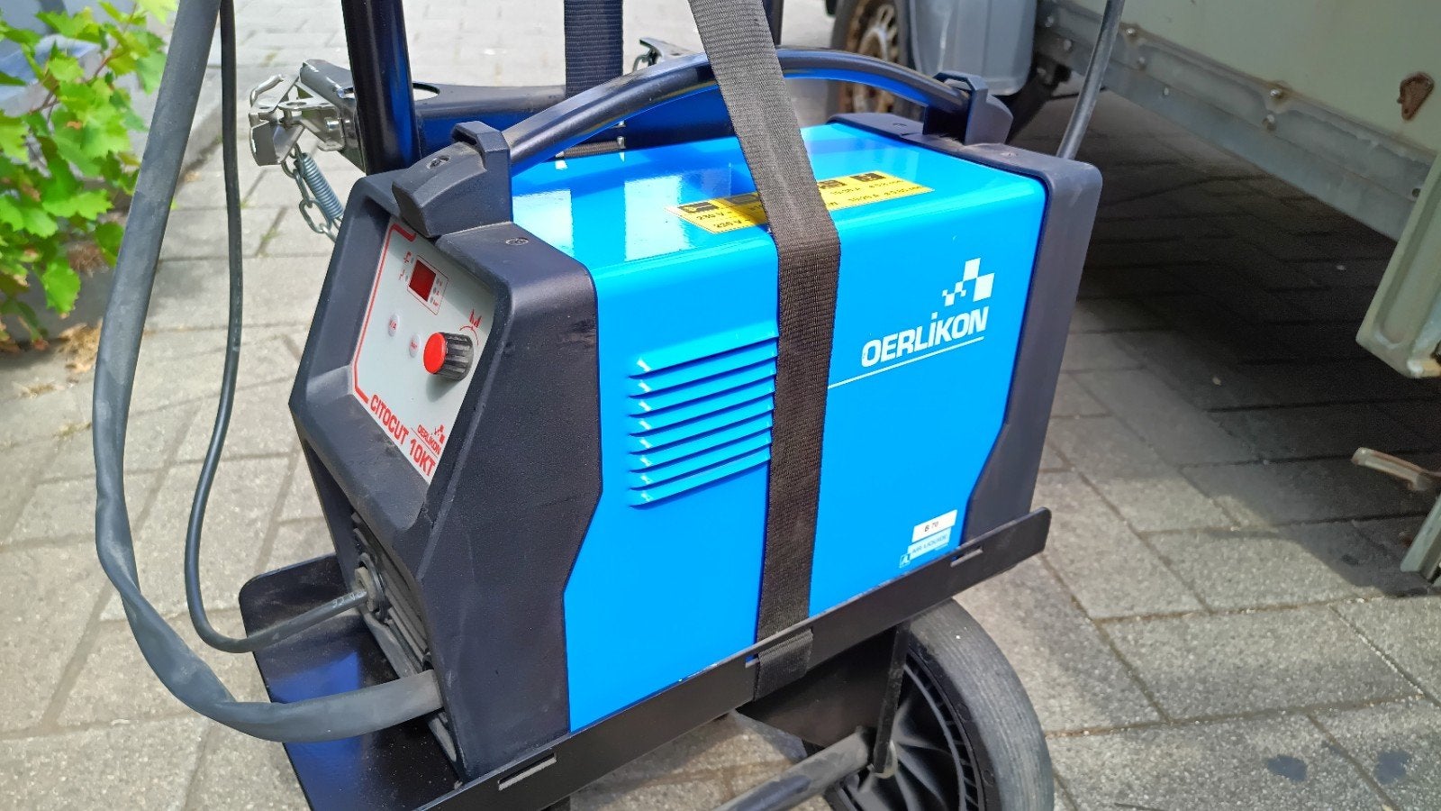 Plasmasnijder met compressor Oerlikon, Doe-het-zelf en Verbouw, Ophalen, Zo goed als nieuw, Minder dan 150 ampère, Overige typen