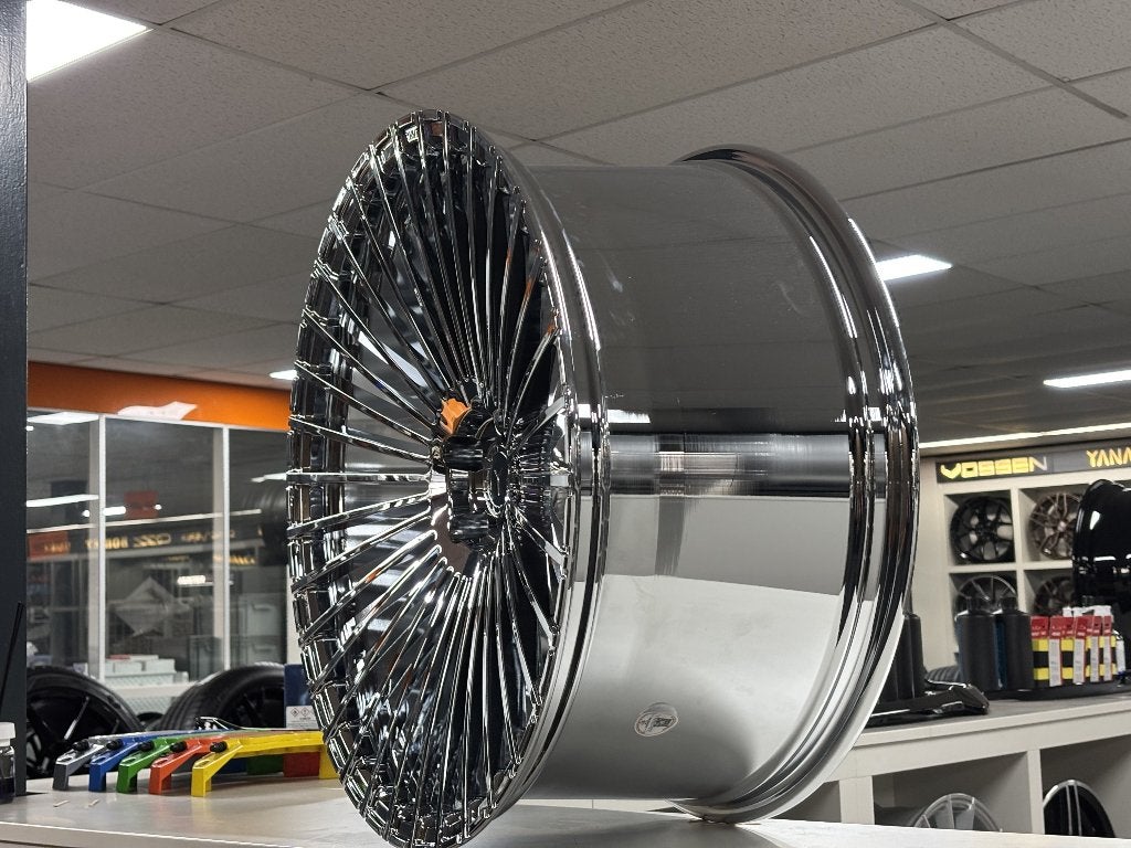 YANAR UTC-030 FORGED VELGEN 23 INCH BMW X5 X6 X7 FULL CHROME, Velg(en), Nieuw, Overige maten, Ophalen of Verzenden