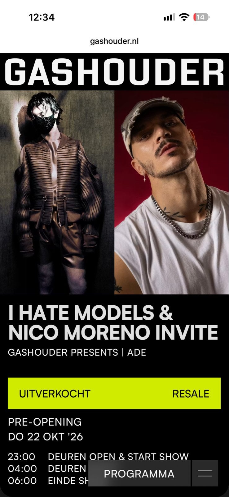 I hate models & nico moreno ADE