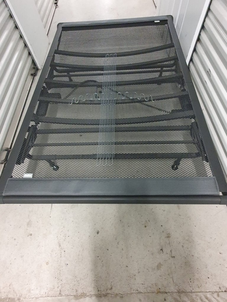 Auping bed 120x200 cm, Ophalen, Verstelbaar, Zo goed als nieuw, Twijfelaar