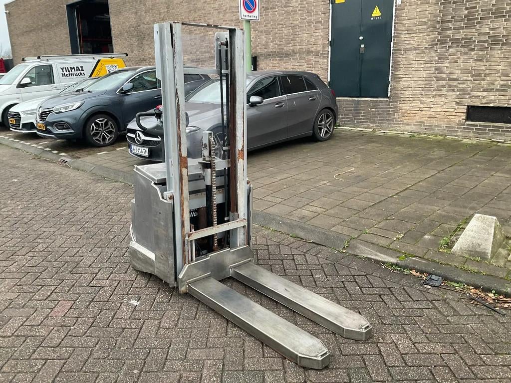 Toyota SWE140L 1400KG 2.65METER RVS STAPELAAR / HEFTRUCK, Overige aandrijving, Stapelaar, Toyota