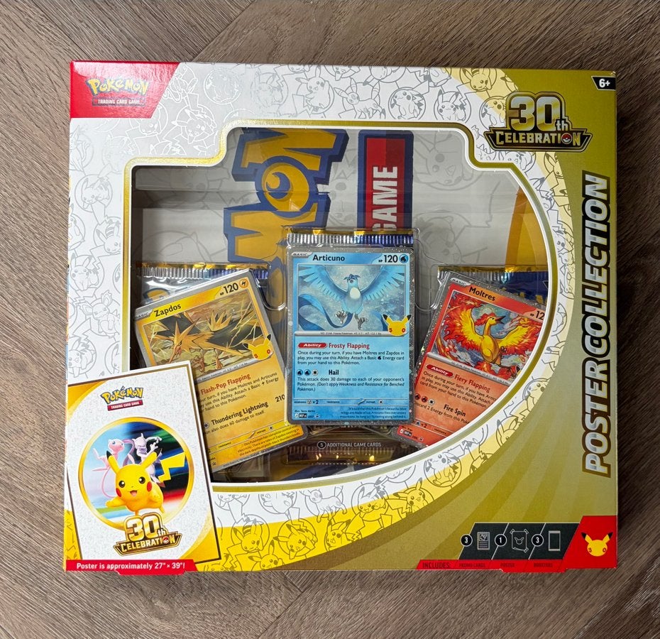 Pokémon 30th Anniversary Celebrations Poster Collectie, Ophalen of Verzenden, Nieuw