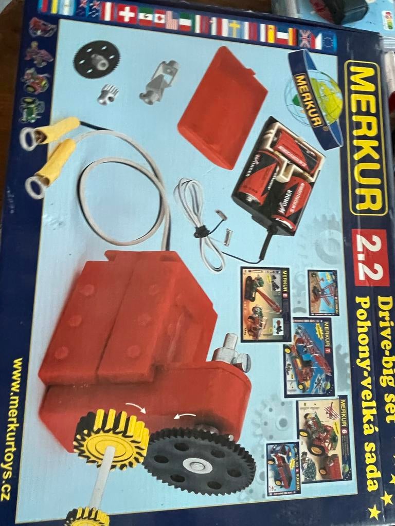 Mercur 2.2 Drive-big set Bouwdoos, Ophalen of Verzenden, Zo goed als nieuw, Overige typen, Overige merken